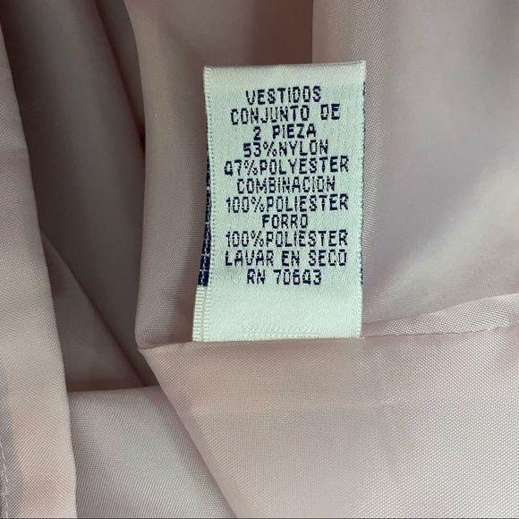 Jessica Howard Light Pink Cocktail Dress/Jacket - Picture 9 of 10
